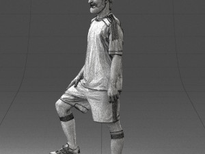 soccer player 0046 3D Model