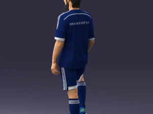 000389 Male Football Player Standing Pose 3dp 3D Print Model