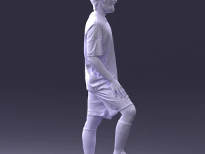 000389 Male Football Player Standing Pose 3dp 3D Print Model