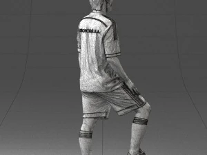 000389 Male Football Player Standing Pose 3dp 3D Print Model