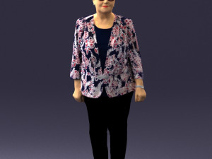 old woman 0050 3d print ready 3D Print Model