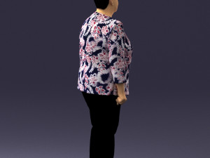 old woman 0050 3d print ready 3D Print Model