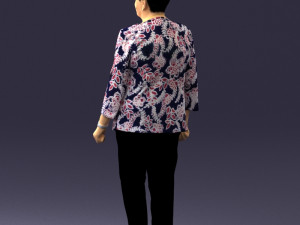 old woman 0050 3d print ready 3D Print Model