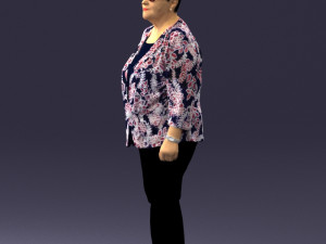 old woman 0050 3d print ready 3D Print Model