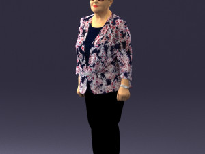 old woman 0050 3d print ready 3D Print Model