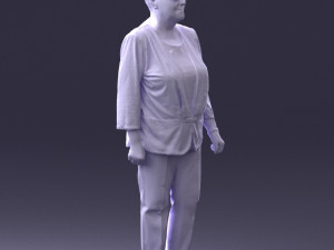 old woman 0050 3d print ready 3D Print Model