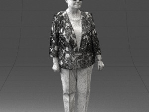 old woman 0050 3d print ready 3D Print Model