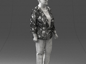 old woman 0050 3d print ready 3D Print Model