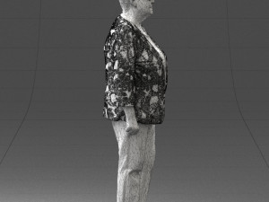 old woman 0050 3d print ready 3D Print Model