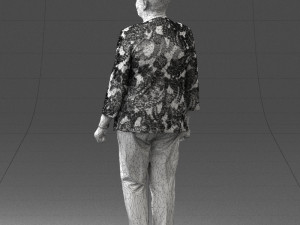 old woman 0050 3d print ready 3D Print Model