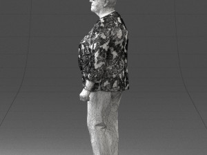 old woman 0050 3d print ready 3D Print Model