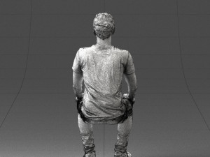 male sitting 0062 3D 모델