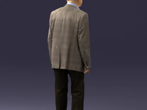 000392 Older Male Character in Business-Casual Outfit 3dp 3D Print Model