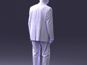 000392 Older Male Character in Business-Casual Outfit 3dp 3D Print Model