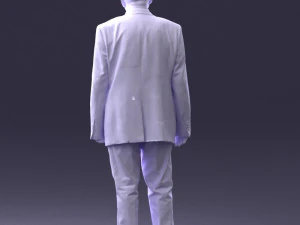 000392 Older Male Character in Business-Casual Outfit 3dp 3D Print Model