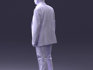 000392 Older Male Character in Business-Casual Outfit 3dp 3D Print Model