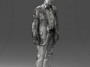000392 Older Male Character in Business-Casual Outfit 3dp 3D Print Model