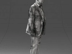 000392 Older Male Character in Business-Casual Outfit 3dp 3D Print Model