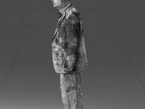 000392 Older Male Character in Business-Casual Outfit 3dp 3D Print Model