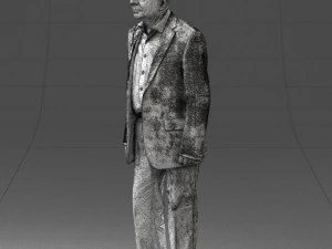 000392 Older Male Character in Business-Casual Outfit 3dp 3D Print Model
