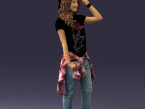 female magician 0064 3D Model