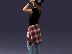female magician 0064 3D Model