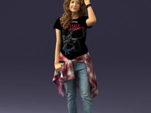 female magician 0064 3D Model