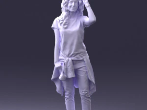 female magician 0064 3D Model
