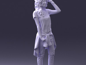 female magician 0064 3D 模型