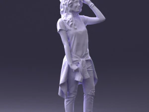 female magician 0064 3D Model