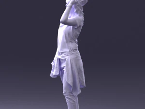 female magician 0064 3D Model