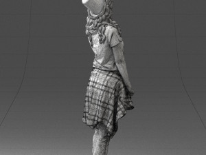 female magician 0064 3D 模型