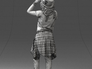 female magician 0064 3D 模型