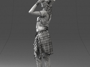 female magician 0064 3D 模型