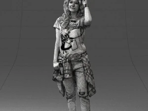 female magician 0064 3D Model