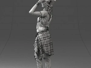 female magician 0064 3d print ready 3D Print Model