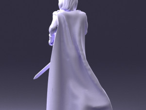 woman in warrior costume 0067 3D Модель