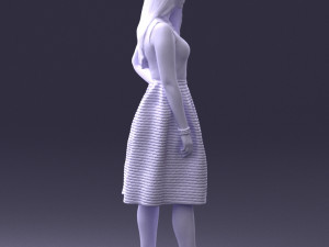 woman in pink 0072 Modèle 3D