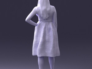 woman in pink 0072 Modèle 3D