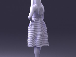 woman in pink 0072 Modèle 3D