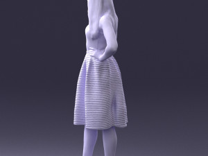 woman in pink 0072 Modèle 3D