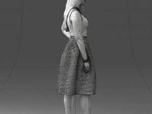 woman in pink 0072 Modèle 3D