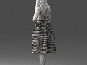 woman in pink 0072 Modèle 3D