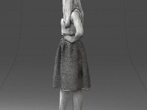 woman in pink 0072 Modèle 3D