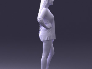 woman in sweater 0073 3Dモデル