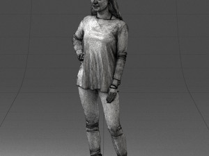 woman in sweater 0073 3d print ready Modello di stampa 3D