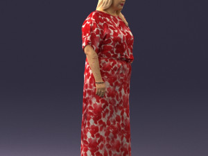 fat woman 0075 3d print ready 3D प्रिंट मॉडल