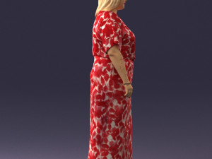 fat woman 0075 3d print ready 3D प्रिंट मॉडल