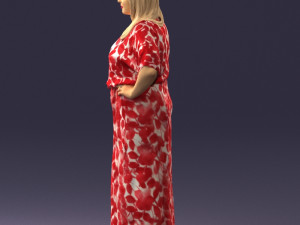 fat woman 0075 3d print ready 3D प्रिंट मॉडल