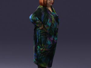 fat woman in colorful clothes 0076 3Dモデル